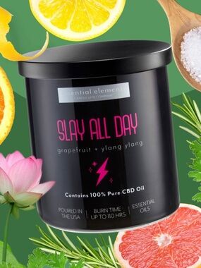 Slay All Day 2-Wick Candle - Grapefruit and Ylang Ylang